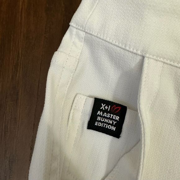 MASTER BUNNY EDITION Womens White Golf Skinny Khaki Pants JAPAN MADE - Picture 7 of 15